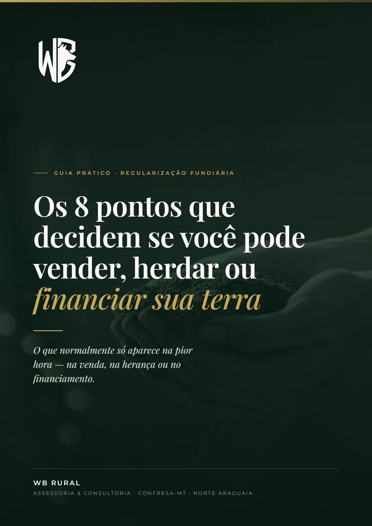 Capa do Guia de Regularidade Rural — WB Rural