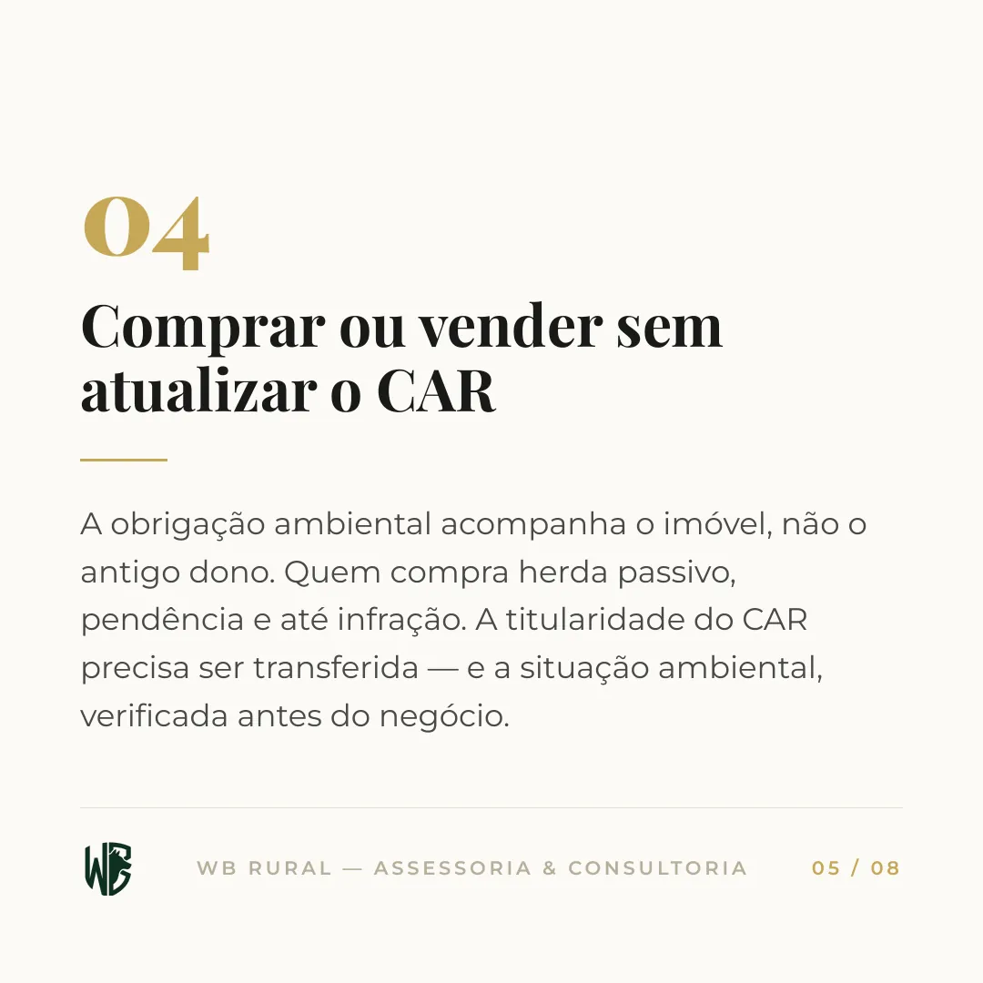 5 erros no CAR que bloqueiam o crédito rural — slide 5