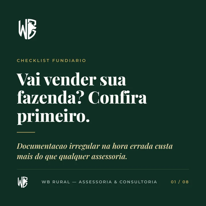 Vai vender sua fazenda? Confira primeiro.