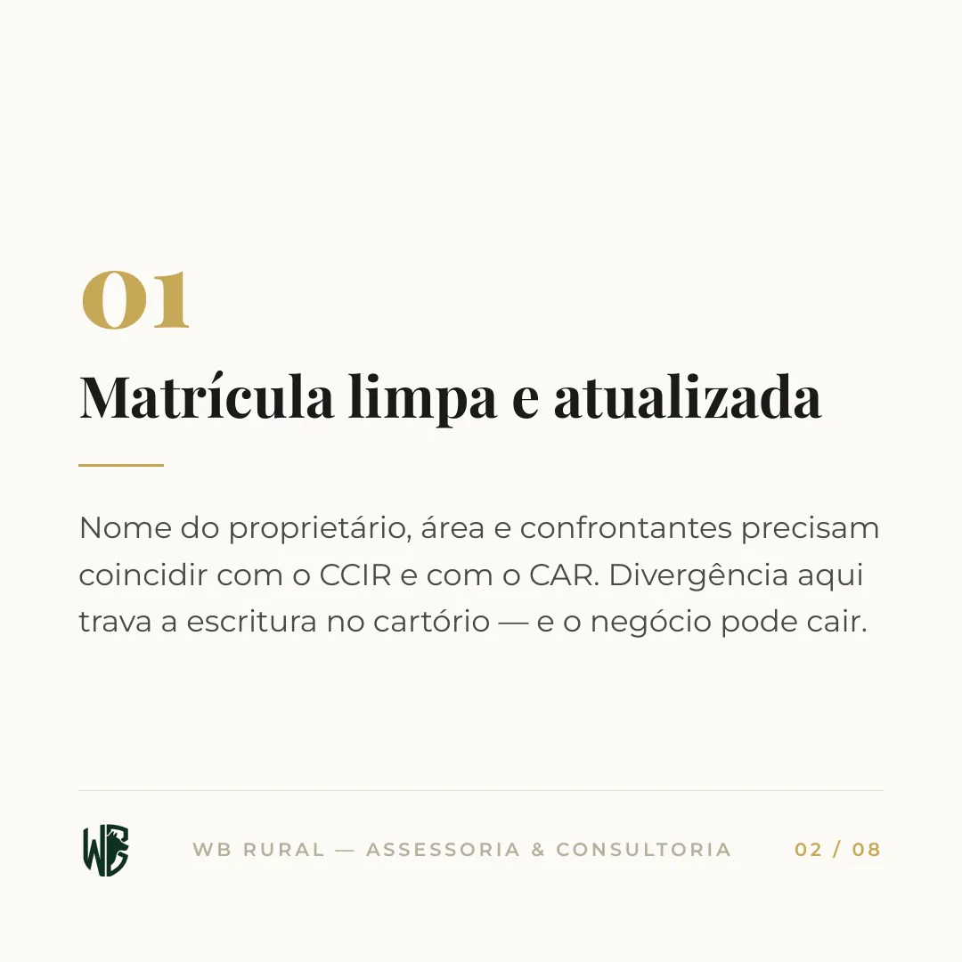 Vai vender sua fazenda? Confira primeiro. — slide 2