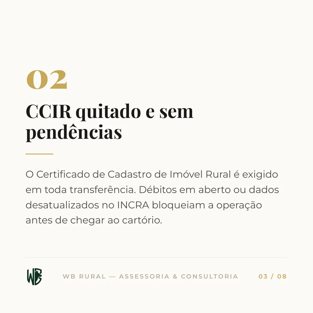 Vai vender sua fazenda? Confira primeiro. — slide 3