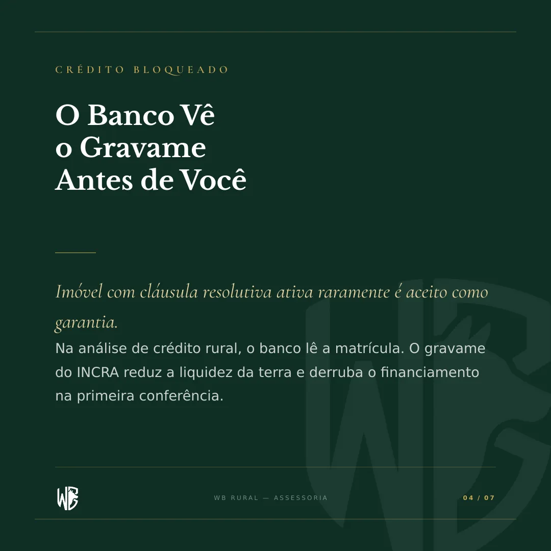 A Cláusula que Trava a Venda da sua Terra — slide 4