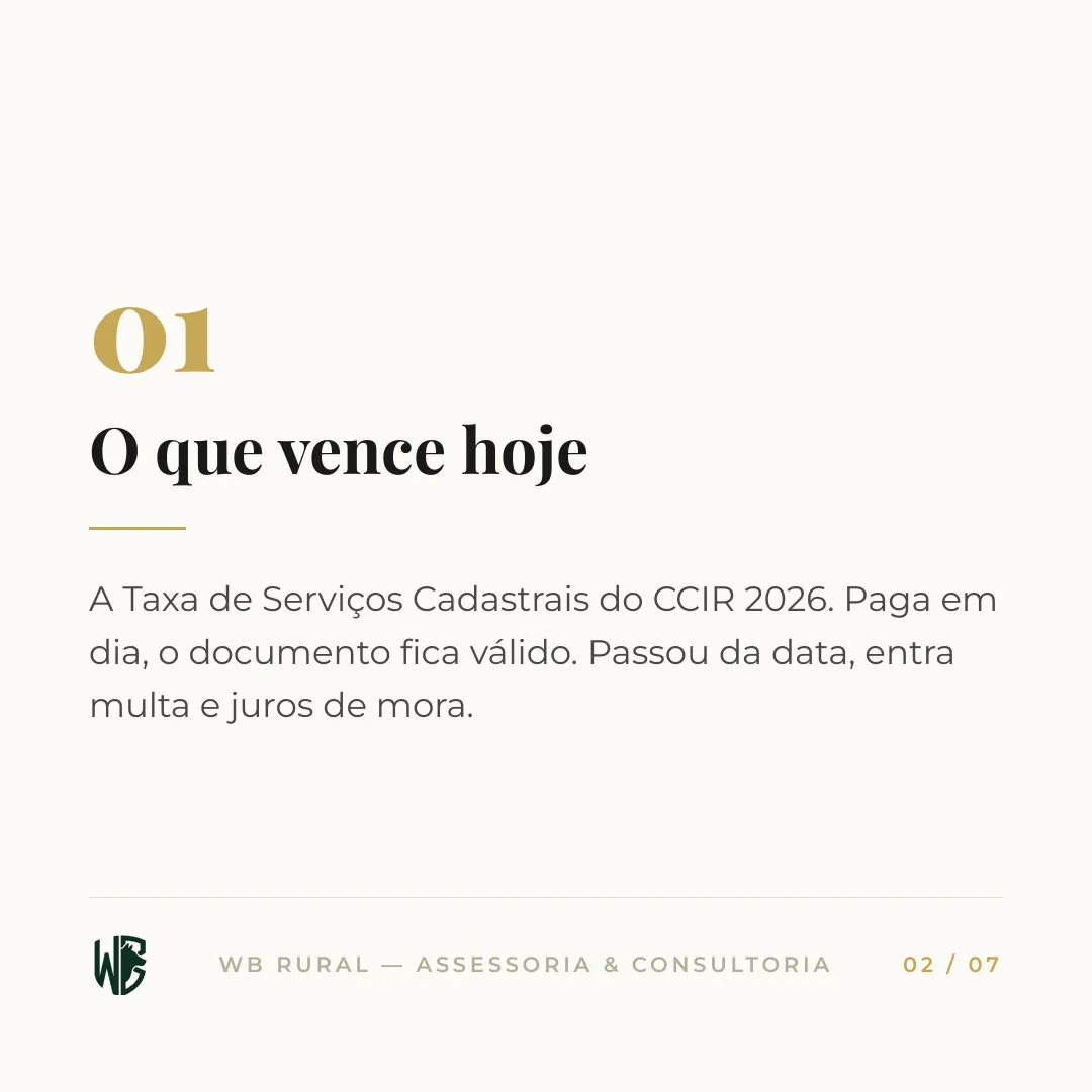 Prazo do CCIR vence hoje — slide 2