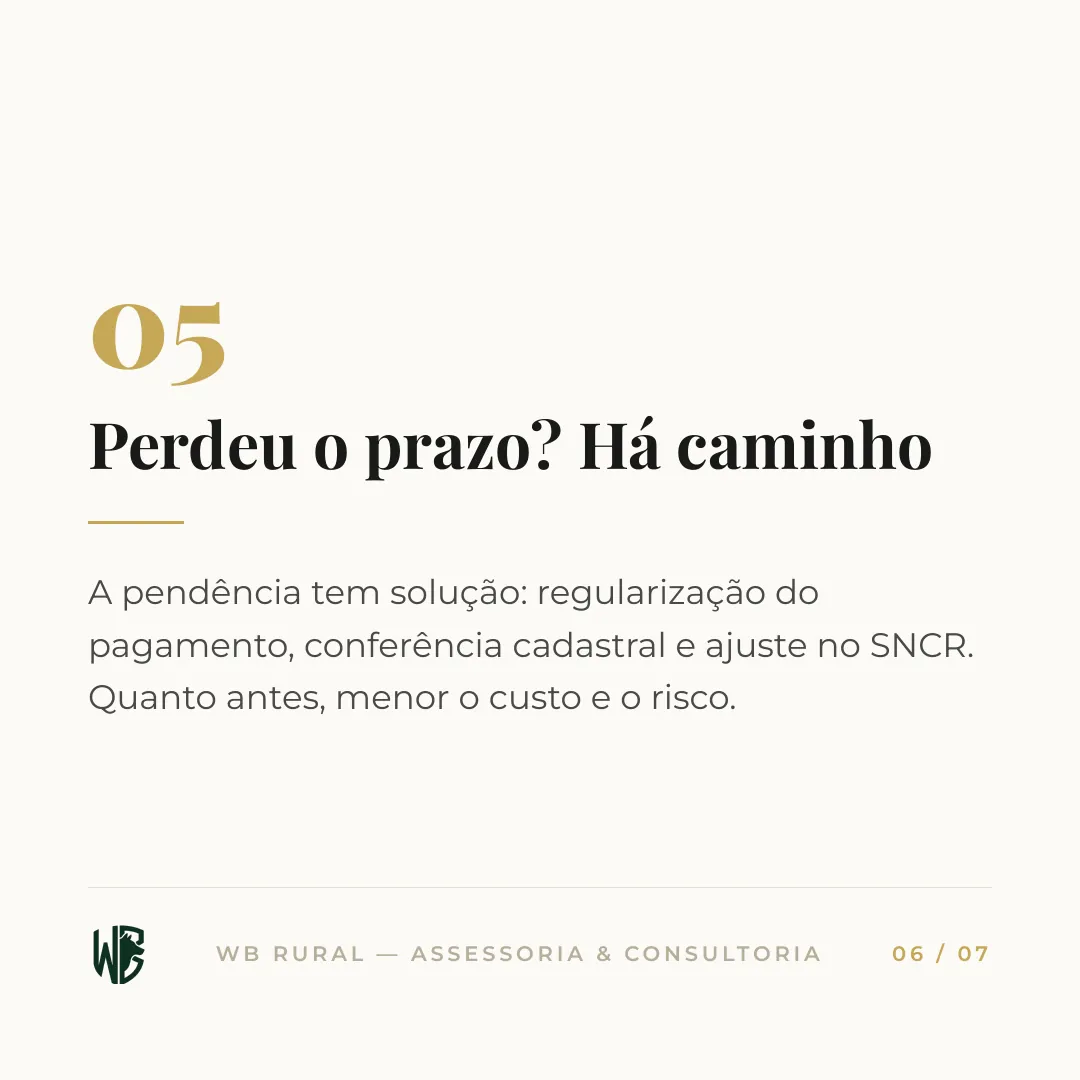 Prazo do CCIR vence hoje — slide 6