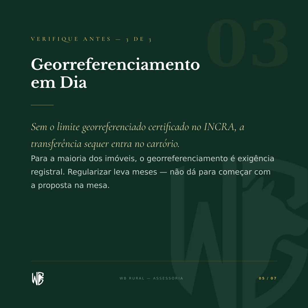 Vai Vender Sua Fazenda? O Comprador Verifica Isto. — slide 5