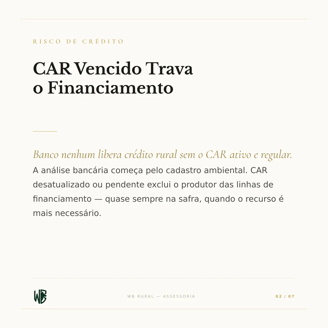Um CAR Irregular Derruba o Valor da sua Terra — slide 2