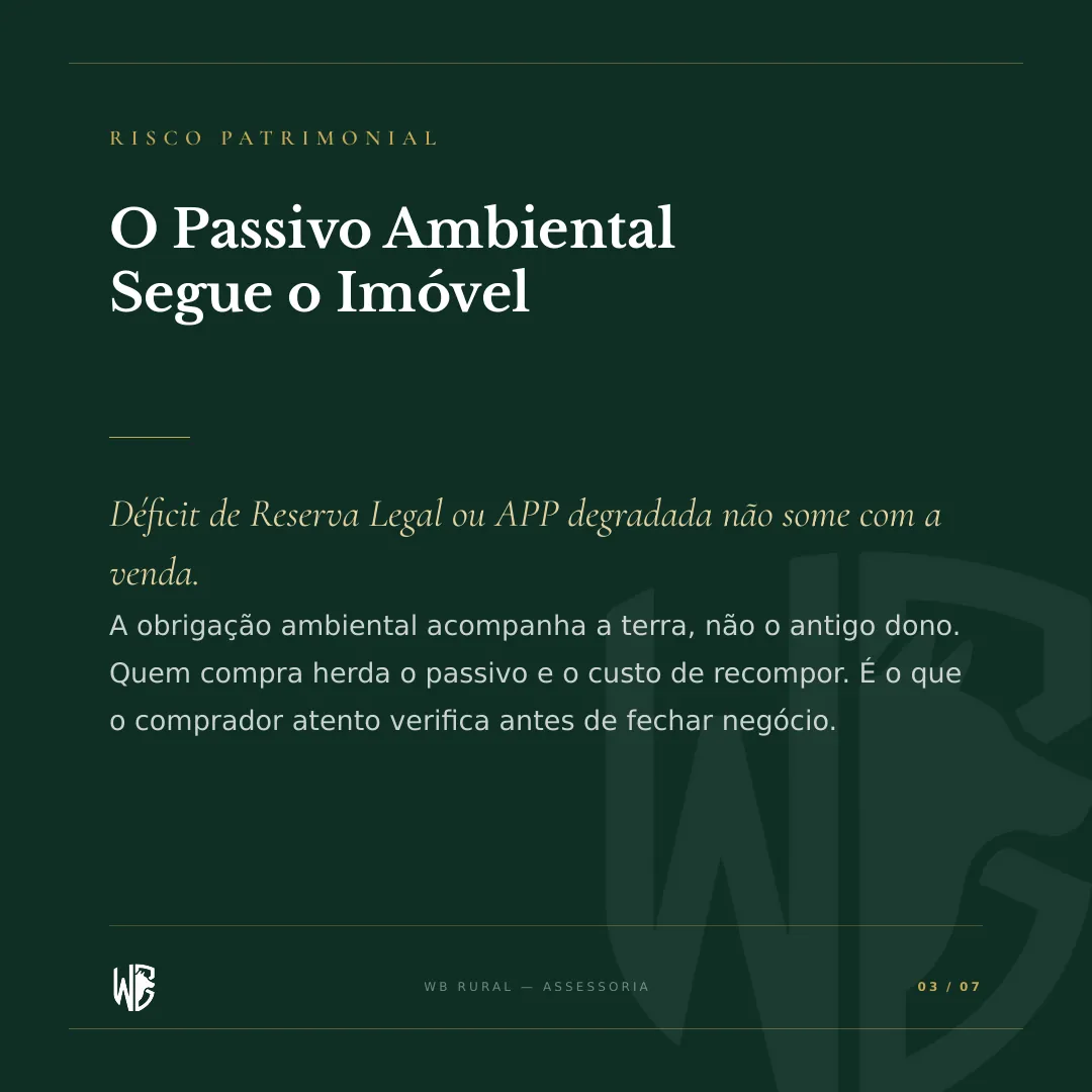 Um CAR Irregular Derruba o Valor da sua Terra — slide 3