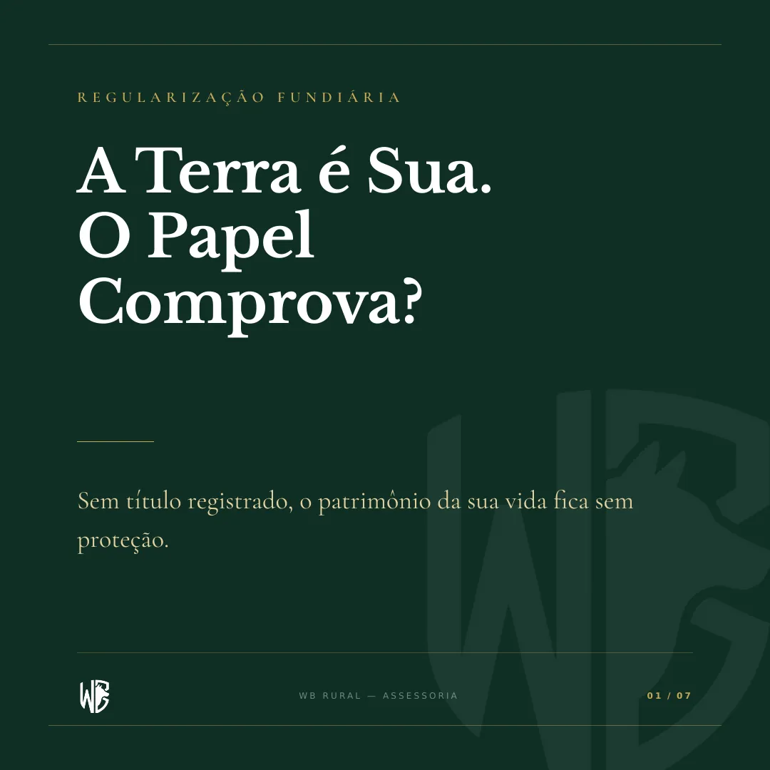 A Terra é Sua. O Papel Comprova? — slide 1