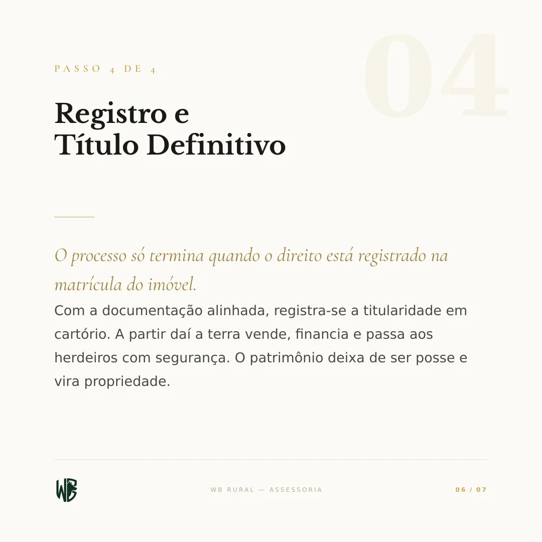 A Terra é Sua. O Papel Comprova? — slide 6