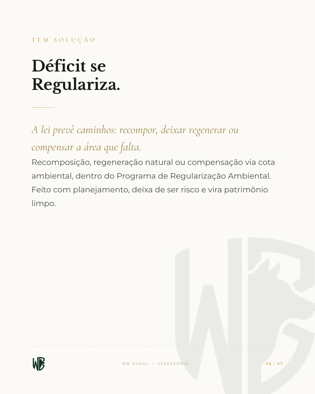 Sua Fazenda Pode Ter uma Dívida Invisível. — slide 6