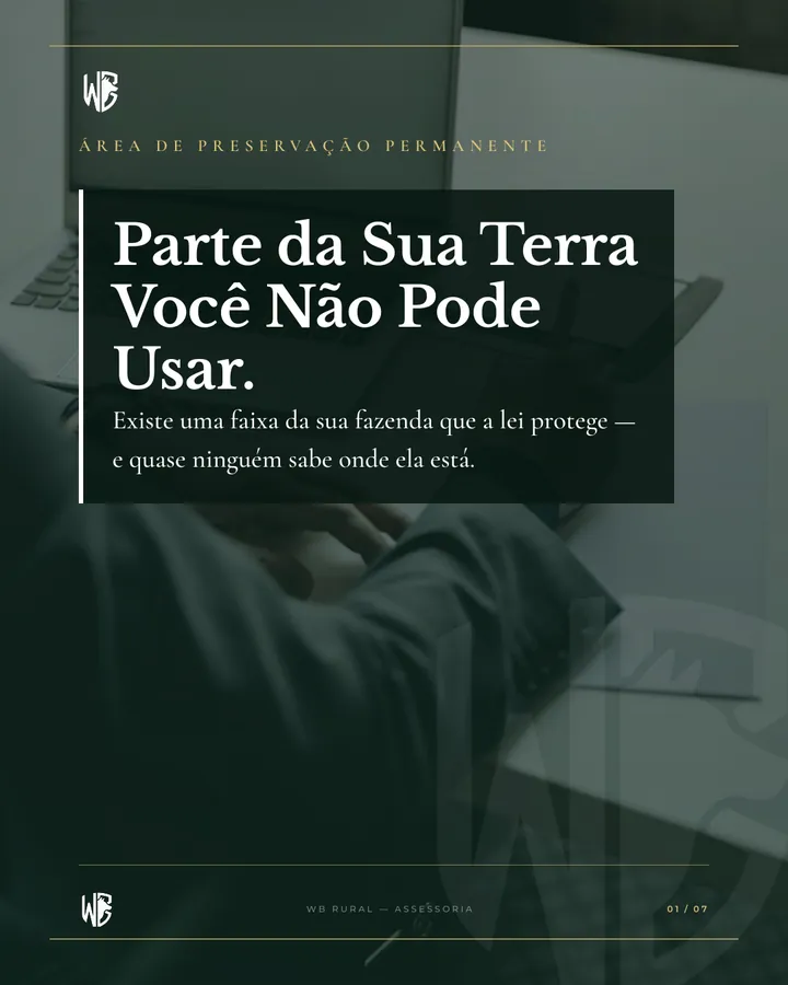 Parte da Sua Terra Você Não Pode Usar.