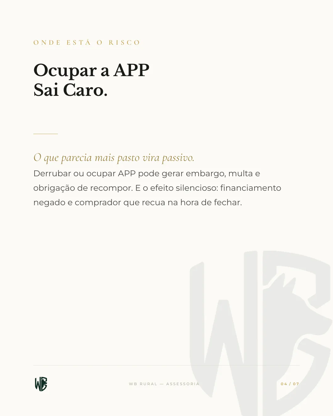 Parte da Sua Terra Você Não Pode Usar. — slide 4