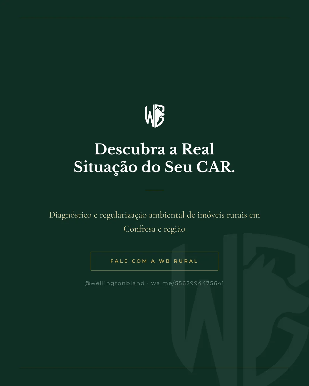 CAR Feito Não é CAR Regular. — slide 7