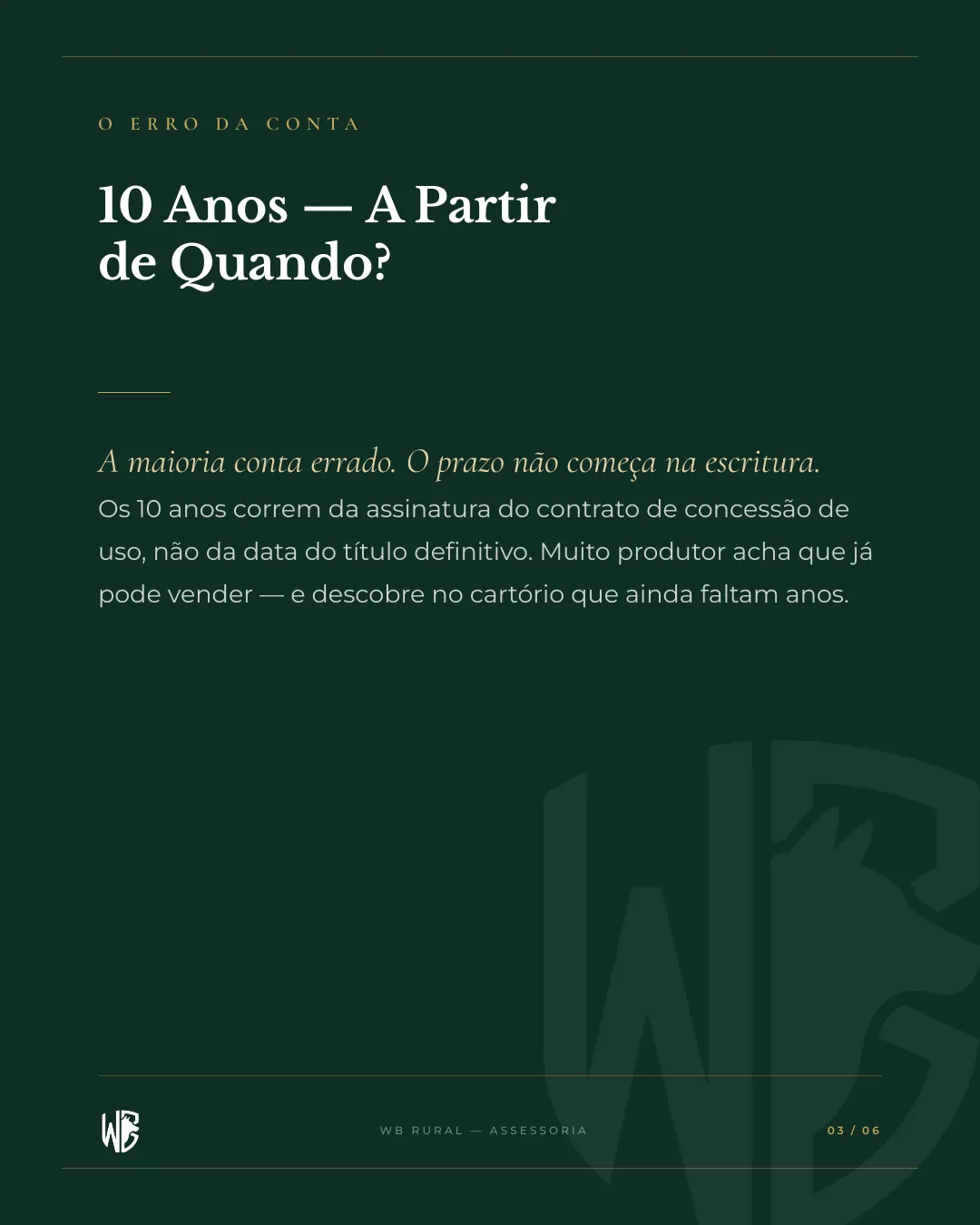 Sua Terra Ainda Não Pode Vender. — slide 3