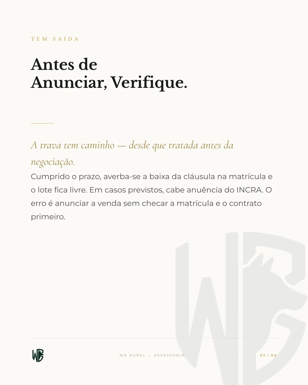 Sua Terra Ainda Não Pode Vender. — slide 5