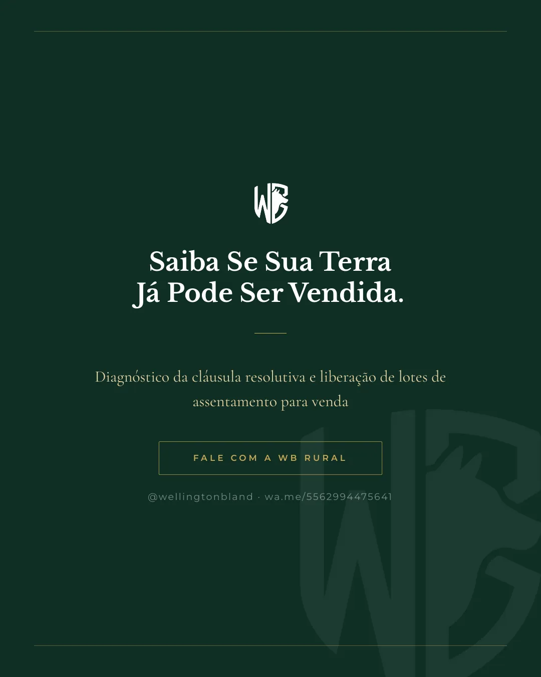 Sua Terra Ainda Não Pode Vender. — slide 6