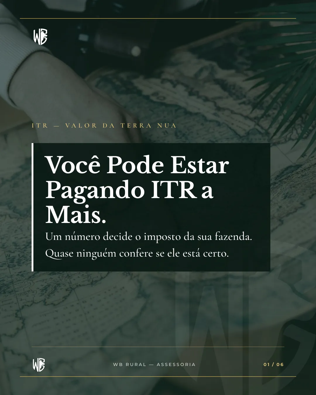 Você Pode Estar Pagando ITR a Mais. — slide 1