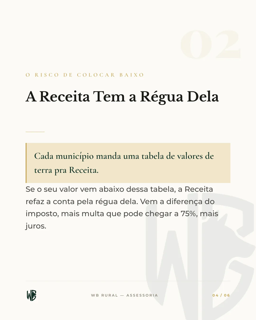 Você Pode Estar Pagando ITR a Mais. — slide 4
