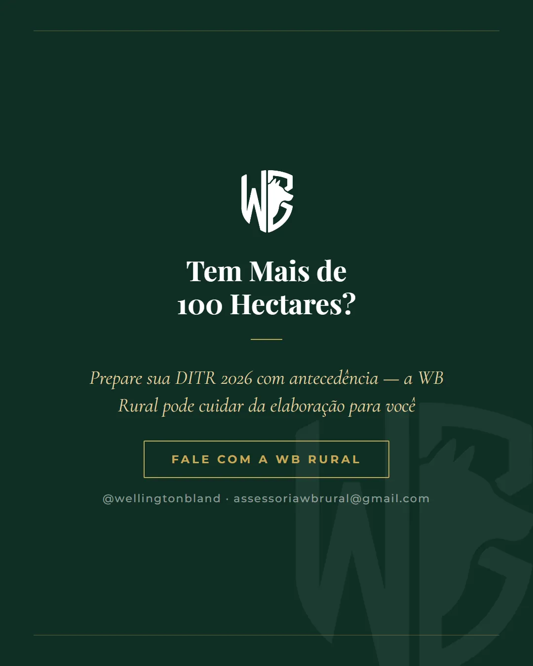 Tem Mais de 100 Hectares? — slide 7