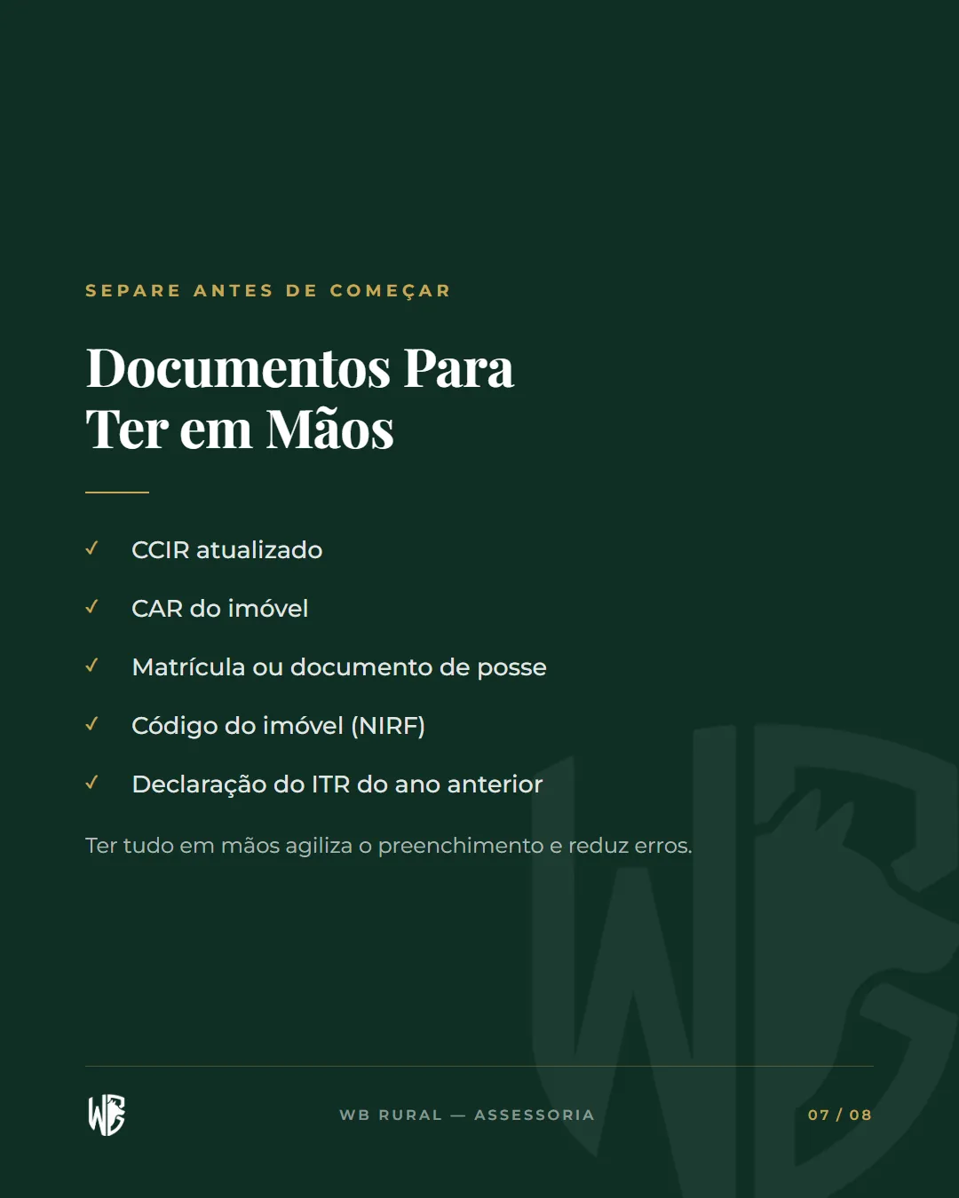 O Prazo Para Declarar o ITR Já Está Aberto — slide 7