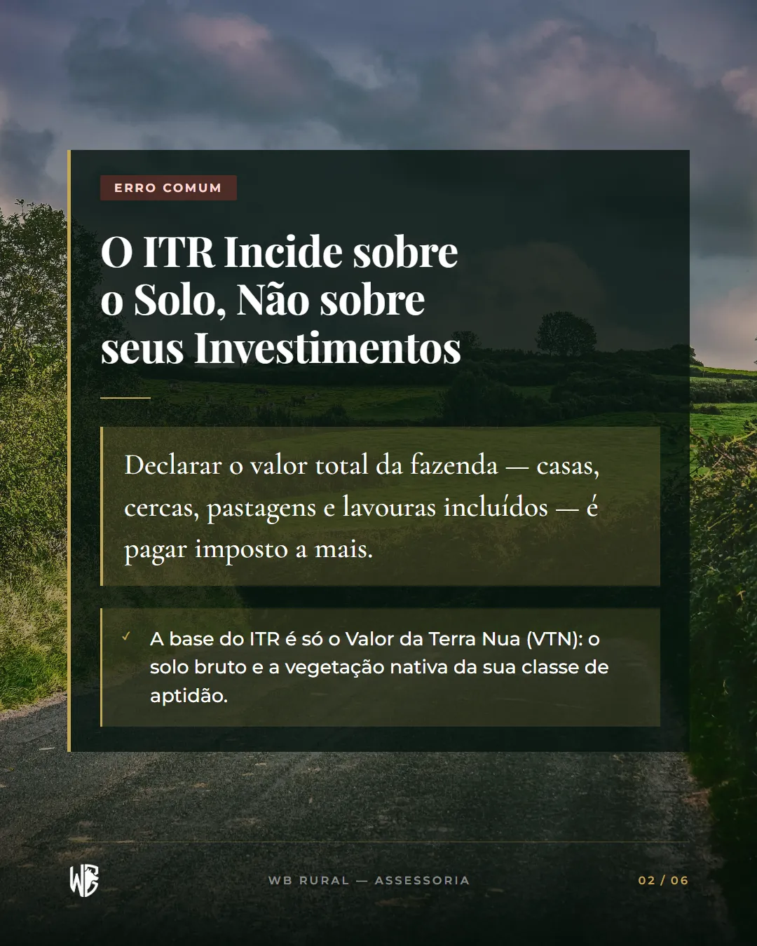 A Tabela da Prefeitura Não É o Valor Obrigatório da Sua Terra no ITR — slide 2