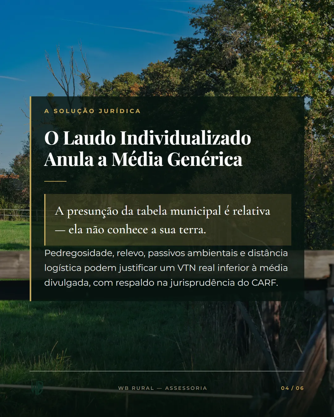 A Tabela da Prefeitura Não É o Valor Obrigatório da Sua Terra no ITR — slide 4