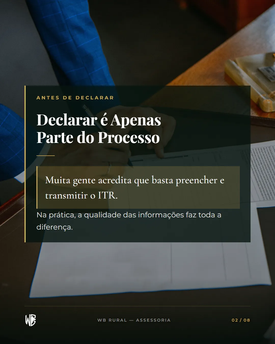Seu ITR Começa Antes da Declaração — slide 2