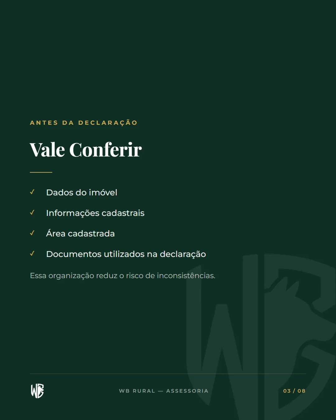 Seu ITR Começa Antes da Declaração — slide 3