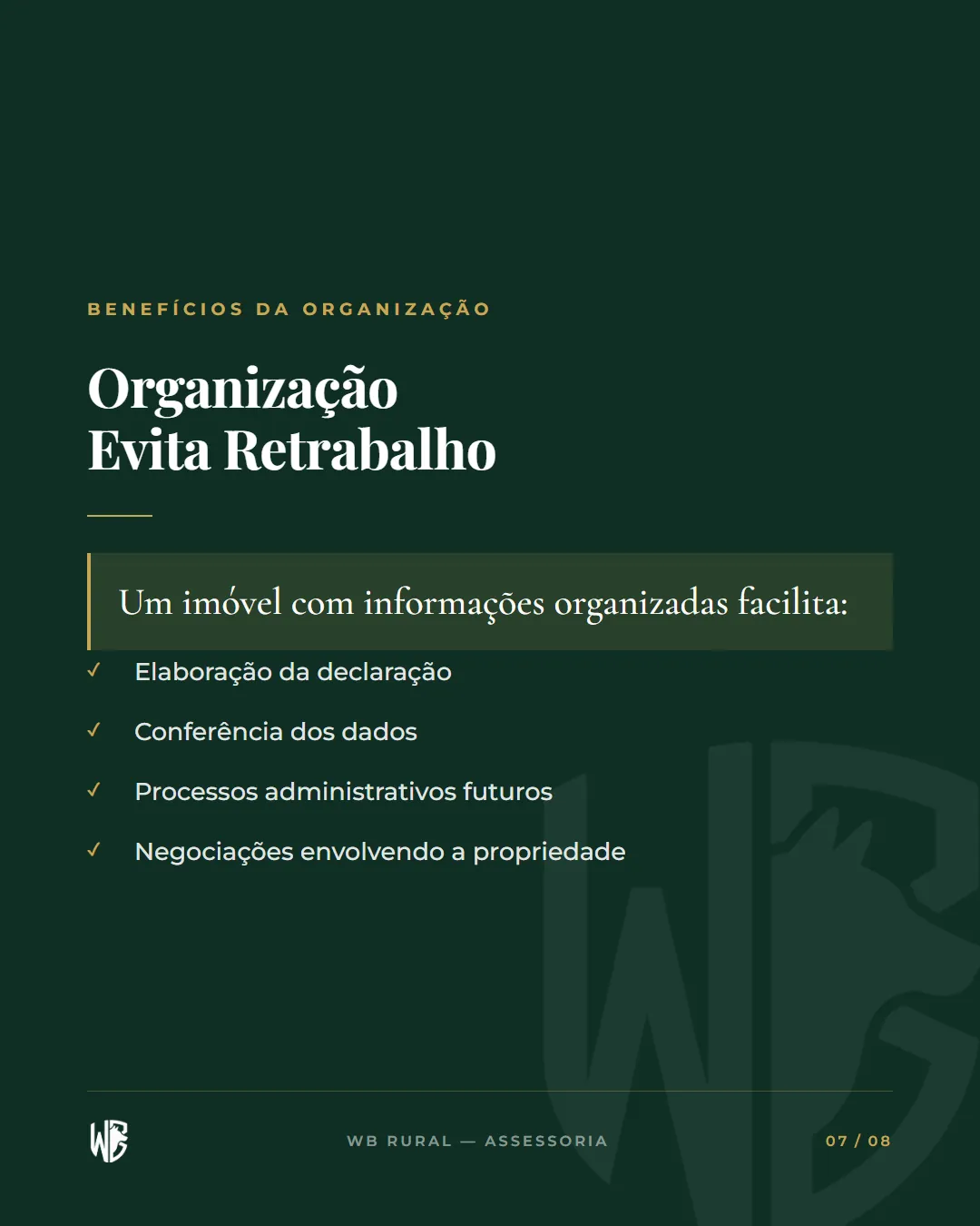Seu ITR Começa Antes da Declaração — slide 7